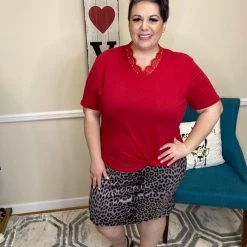 Iris & Rainbow Boutique #H508 Pencil Into Your Wild Side Skirt New Arrivals