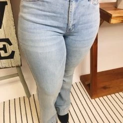 Iris & Rainbow Boutique #M315 Braided On You Flare Judy Blue Jeans