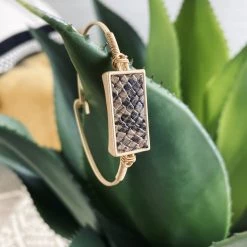 No Ship Drop Ship Do A Good Turn Snake Print Bracelet 7 No Ship Drop Ship Do A Good Turn Snake Print Bracelet