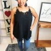 Iris & Rainbow Boutique #M232 Crochet Princess Top (Black) New Arrivals