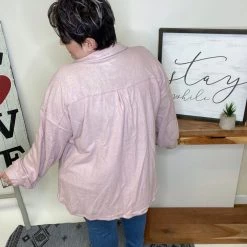 Iris & Rainbow Boutique #L638 Blush Me Shirt (Rose)