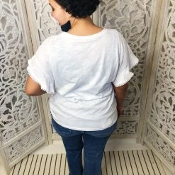 Iris & Rainbow Boutique #M450 Always Remembered Top (White) New Arrivals