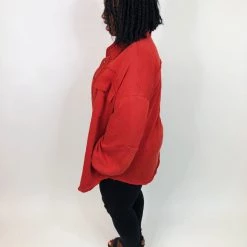 Iris & Rainbow Boutique New Arrivals #K759 Taste Of Cherry POL Shacket