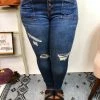 Iris & Rainbow Boutique New Arrivals #K785 Laurie's Patch Pocket Button Fly Judy Blue Skinny Jeans