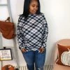 Iris & Rainbow Boutique #L42 Holidays In Plaid (Charcoal/Black)
