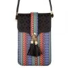 Iris & Rainbow Boutique New Arrivals #759 Aztec Print Cell Phone Holder