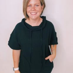 Iris & Rainbow Boutique #K299 The Promise Of Tomorrow Top (BLACK) New Arrivals