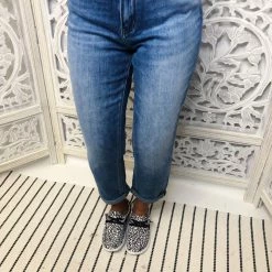 Iris & Rainbow Boutique #M457 Skeeter Stretch Boyfriend Vervet Jeans