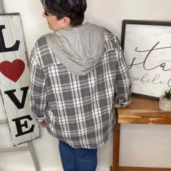 Iris & Rainbow Boutique #L932 I Gotta A Feeling Hoodie (Grey)