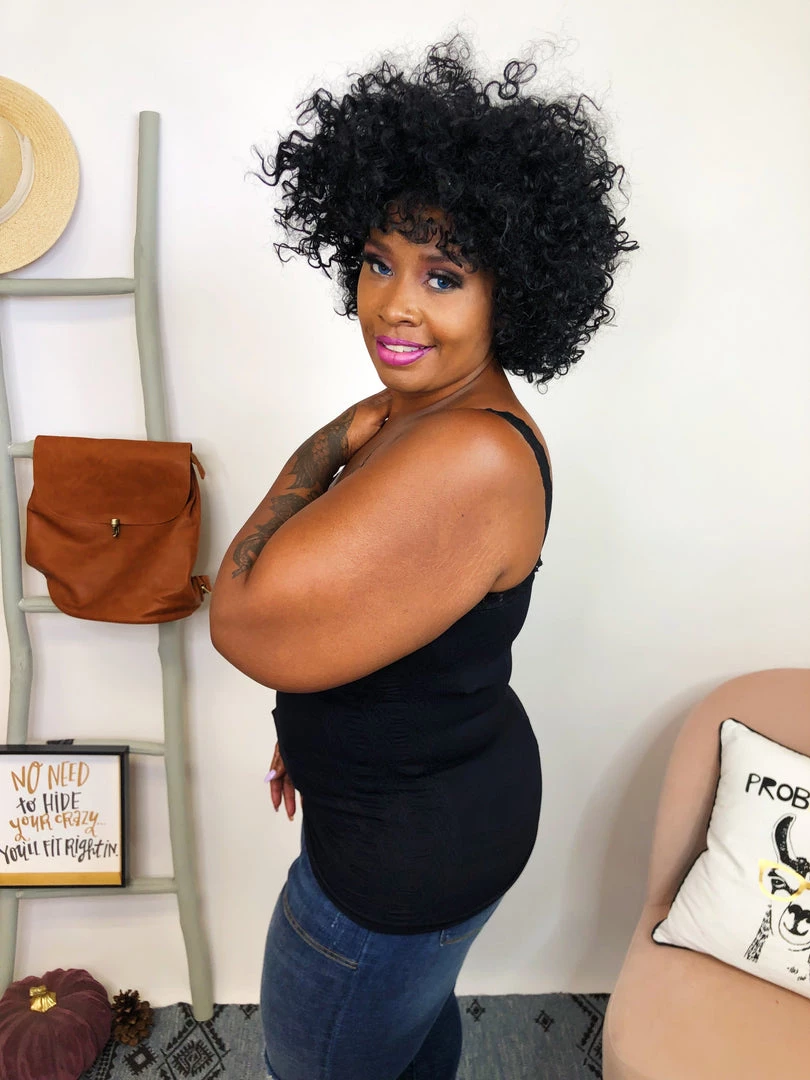 Iris & Rainbow Boutique New Arrivals #D33 Lizzie's Lace Cami (Black) 5 Iris & Rainbow Boutique New Arrivals #D33 Lizzie's Lace Cami (Black)