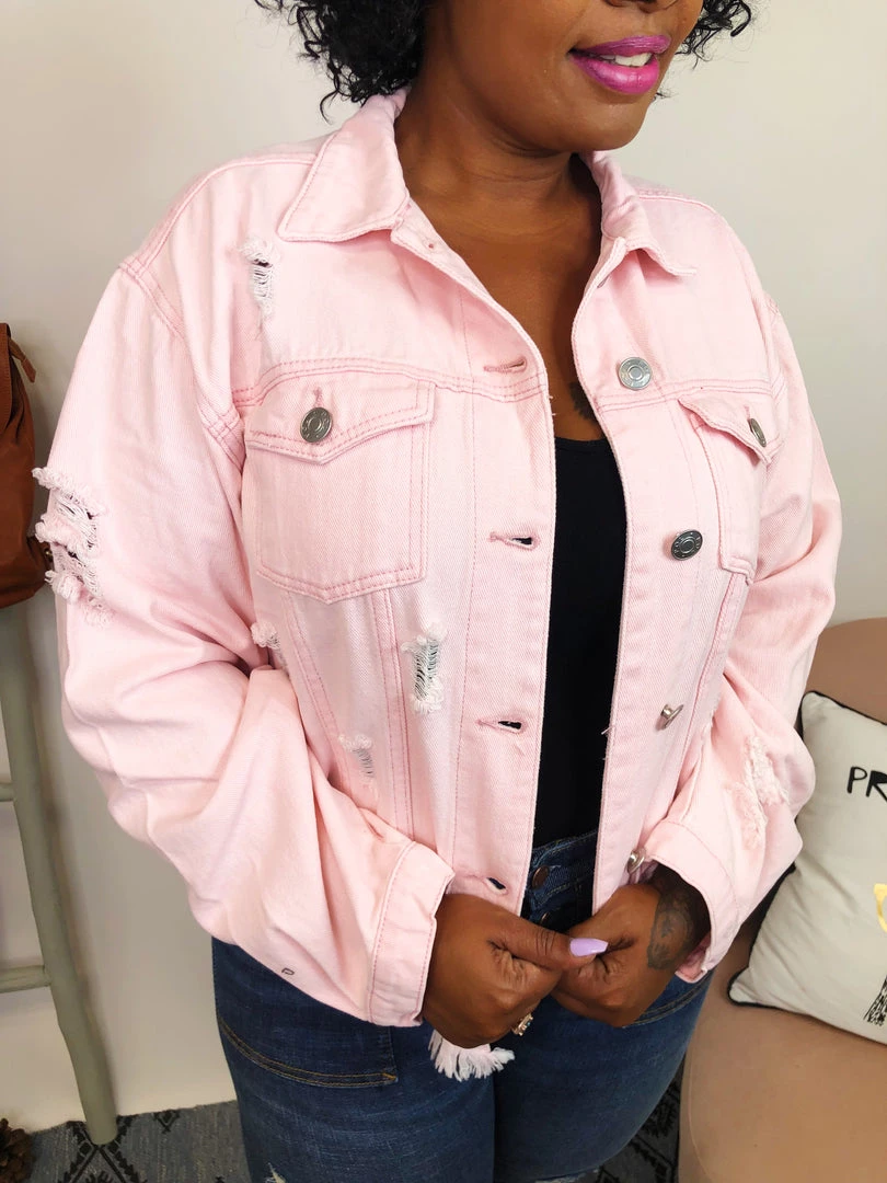 Iris & Rainbow Boutique New Arrivals #K805 Sweet Rose And Distressed POL Jacket 7 Iris & Rainbow Boutique New Arrivals #K805 Sweet Rose And Distressed POL Jacket