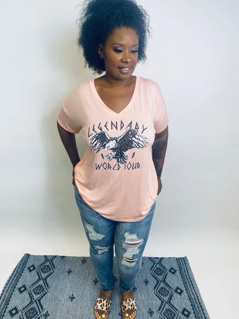 Iris & Rainbow Boutique New Arrivals #K500 The Legendary World Tour - Graphic Tee 3 Iris & Rainbow Boutique New Arrivals #K500 The Legendary World Tour - Graphic Tee