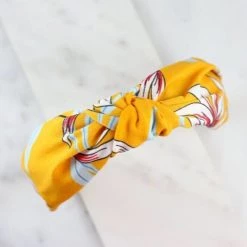 Iris & Rainbow Boutique #782 Mustard Floral Headband New Arrivals