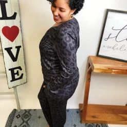 Iris & Rainbow Boutique #L620 It's Wild O'clock Pajamas New Arrivals