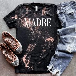 Iris & Rainbow Boutique #J963 Madre Bleached Tee