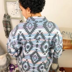 Iris & Rainbow Boutique New Arrivals #L826 Work Of Art Shacket