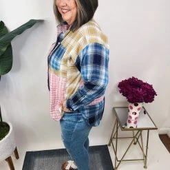 Iris & Rainbow Boutique #N252 Spring Patch Work Top New Arrivals