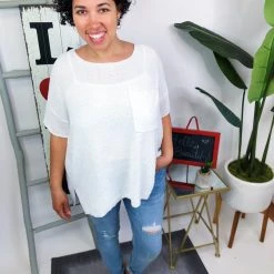 Iris & Rainbow Boutique #M714 Lovely And Knit Top