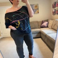 Iris & Rainbow Boutique New Arrivals #360 Jade's Black Destroyed Hem Judy Blue Jeans