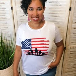 Iris & Rainbow Boutique #K163 Freedom Fighters Top New Arrivals