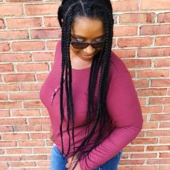 Iris & Rainbow Boutique New Arrivals #K661 Simply Sophisticated Long Sleeve Top (Burgundy)