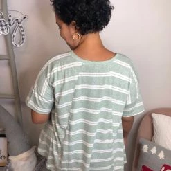 Iris & Rainbow Boutique #L377 Your Doubled Striped Top 15 Iris & Rainbow Boutique #L377 Your Doubled Striped Top