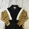 Iris & Rainbow Boutique #855 Athleisure Light Weight Jacket (Animal Print)