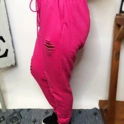 Iris & Rainbow Boutique #L524 A Savage Beginning Joggers (Hot Pink) New Arrivals