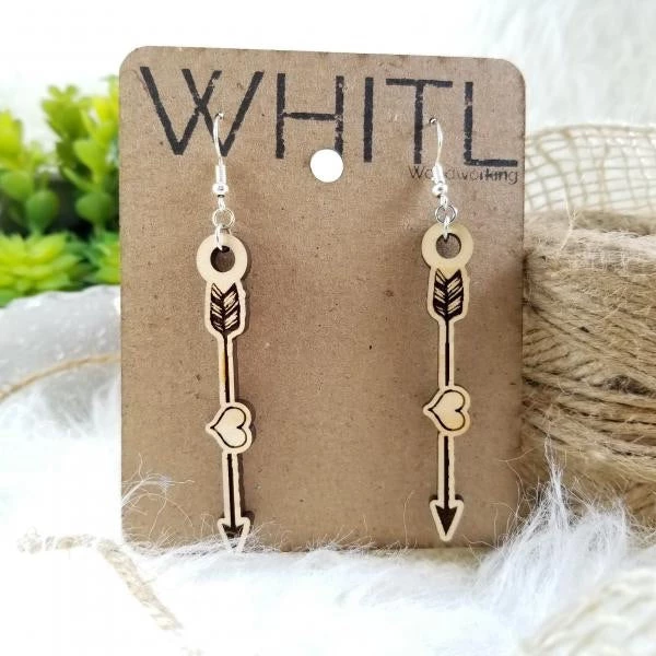 Iris & Rainbow Boutique #750 Unique Wood Earrings 3 Iris & Rainbow Boutique #750 Unique Wood Earrings