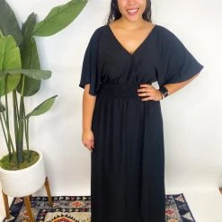 Iris & Rainbow Boutique New Arrivals #N433 Pretty In Black Dress