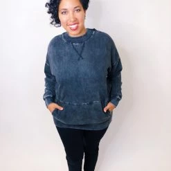 Iris & Rainbow Boutique New Arrivals #k606 Feeling Good, Like I Should Pullover (Black)