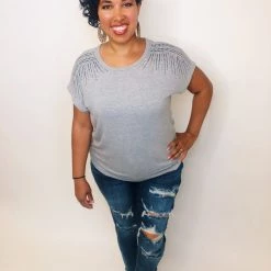 Iris & Rainbow Boutique #K374 Angels Of Rock Top