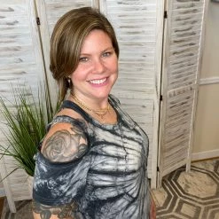 Iris & Rainbow Boutique #K243 Swirling Galaxy POL Top