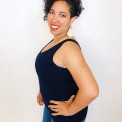 Iris & Rainbow Boutique #K94 Jack Of All Trades Tank Top (Navy)