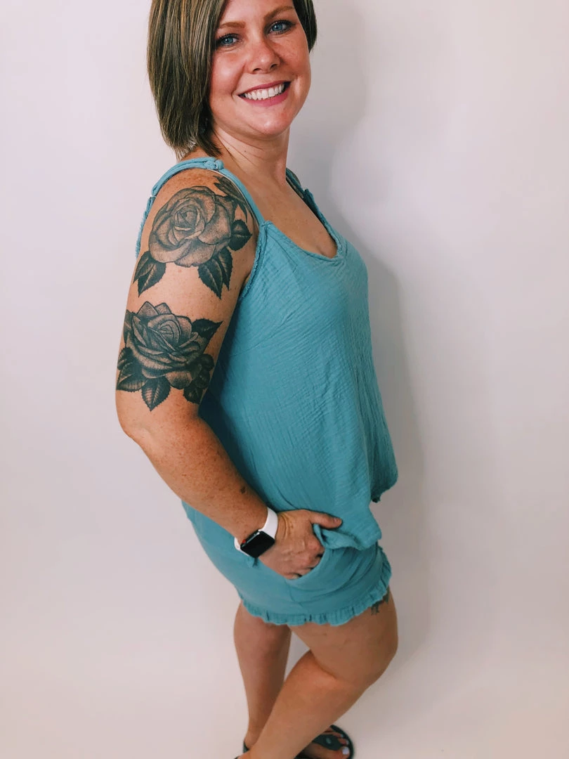 Iris & Rainbow Boutique #K310 Drifting In The Blue Sea Top 6 Iris & Rainbow Boutique #K310 Drifting In The Blue Sea Top