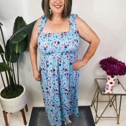 Iris & Rainbow Boutique #N258 My Shirred Bodice Dress New Arrivals