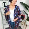 Iris & Rainbow Boutique #M652 Luna Wildflower Kimono