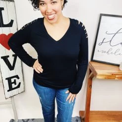 Iris & Rainbow Boutique #L923 Wherever I Go Top New Arrivals