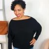 Iris & Rainbow Boutique #K784 Hanging On To My Love Dolman Top New Arrivals