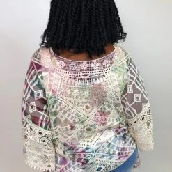 Iris & Rainbow Boutique New Arrivals #L8 Dreaming Of A Floral Poncho