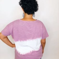 Iris & Rainbow Boutique #K213 Ombre Extravagance Top (PLUM) New Arrivals