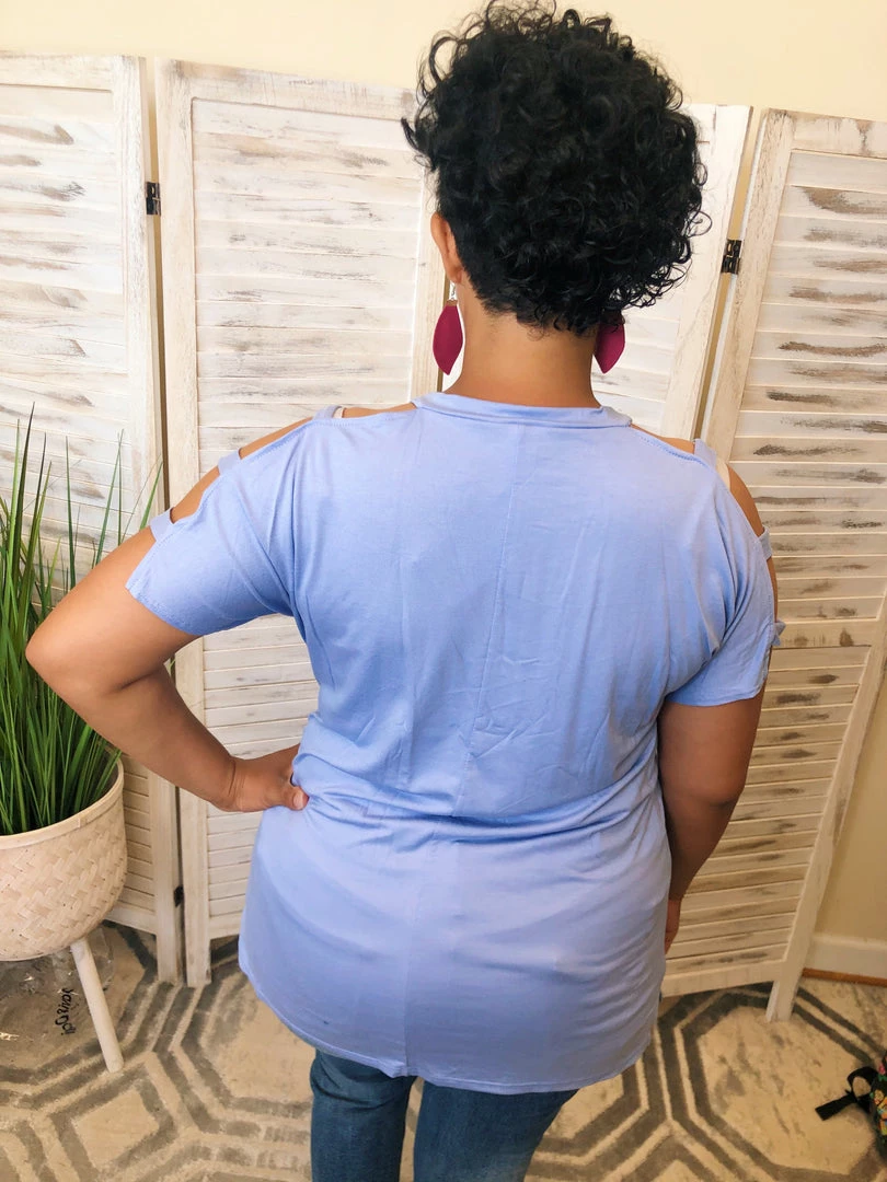 Iris & Rainbow Boutique #K162 Clear Skies Cold Shoulder Top 5 Iris & Rainbow Boutique #K162 Clear Skies Cold Shoulder Top