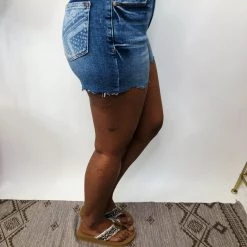 Iris & Rainbow Boutique #M497 Give Me That Judy Blue Bermuda Shorts.. New Arrivals