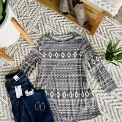 No Ship Drop Ship Read The Fine Print Aztec Top New Arrivals