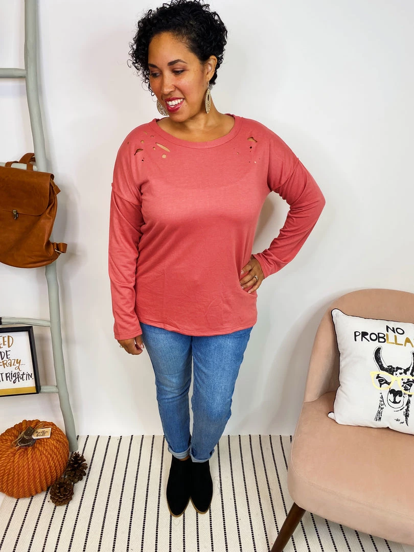 Iris & Rainbow Boutique #K917 Phoenix Views Long Sleeve Top (Mauve) New Arrivals 3 Iris & Rainbow Boutique #K917 Phoenix Views Long Sleeve Top (Mauve) New Arrivals