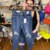 Iris & Rainbow Boutique #H244 Spread The Love Distressed Judy Blue Skinny Jeans New Arrivals