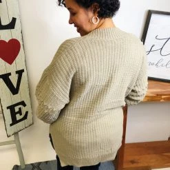 Iris & Rainbow Boutique #L642 Pretty World Cardigan (Mocha) New Arrivals