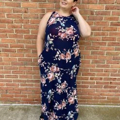 Iris & Rainbow Boutique #A29 Rose Garden Maxi Dress