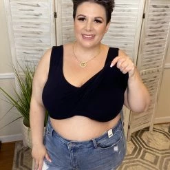 Iris & Rainbow Boutique New Arrivals #K95 Jack Of All Trades Tank Top (Black)