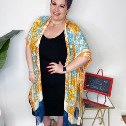Iris & Rainbow Boutique #M939 Santorini Kimono New Arrivals